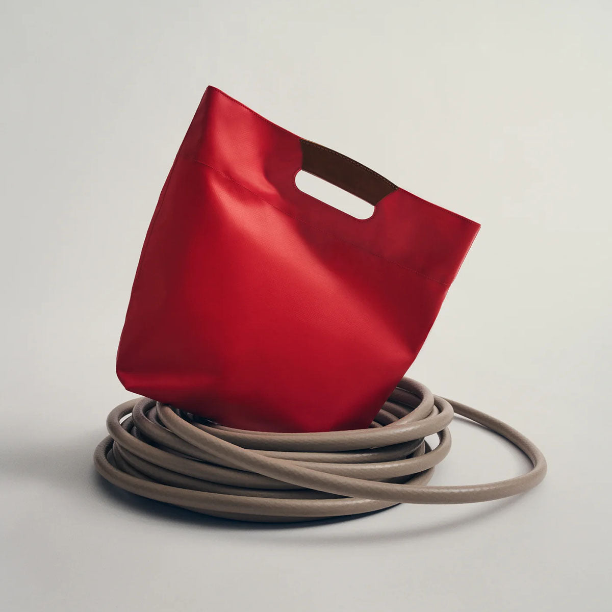 Small Tarp Bag in Red
