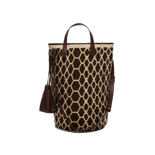 Trancoso Tote in Abstract Snake