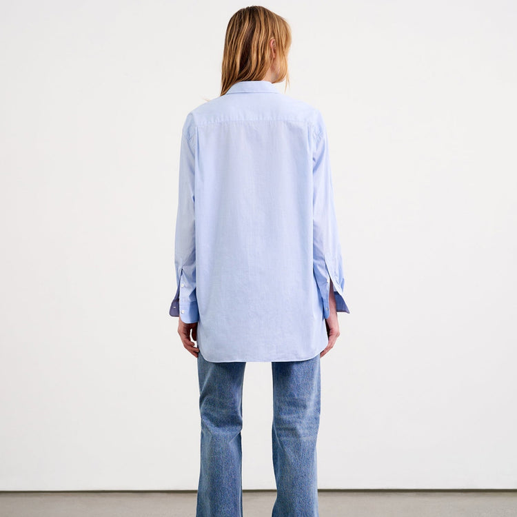 Yorke Button Up in Sky Blue
