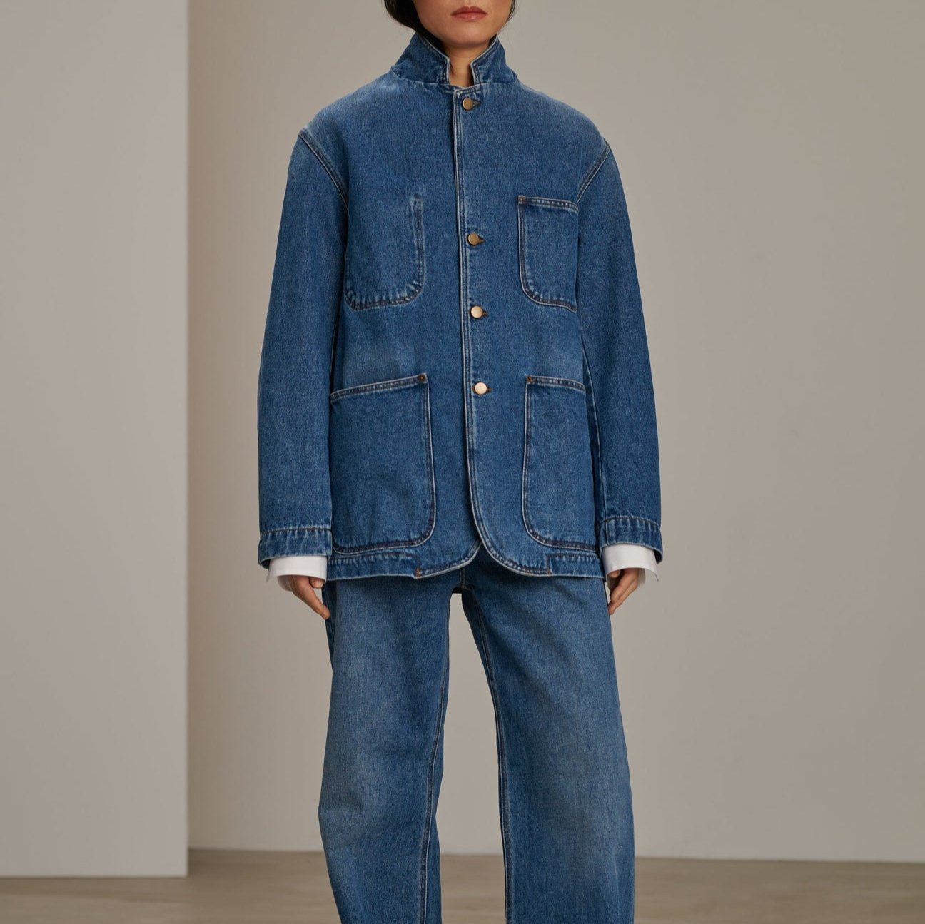 Charlize Denim Jacket in Blue