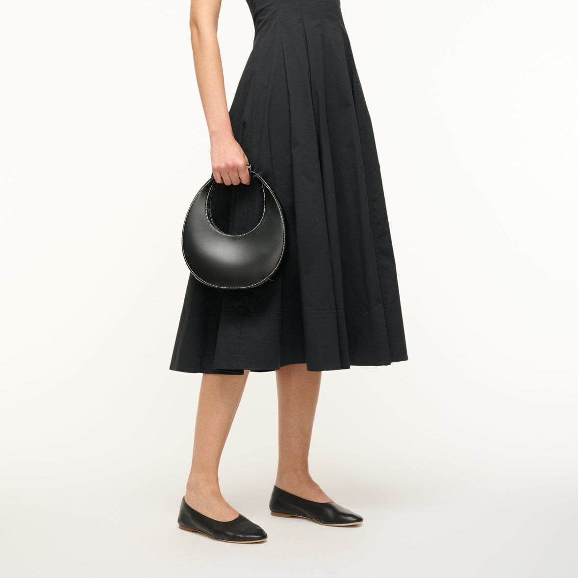 Mini Moon Bag in Black