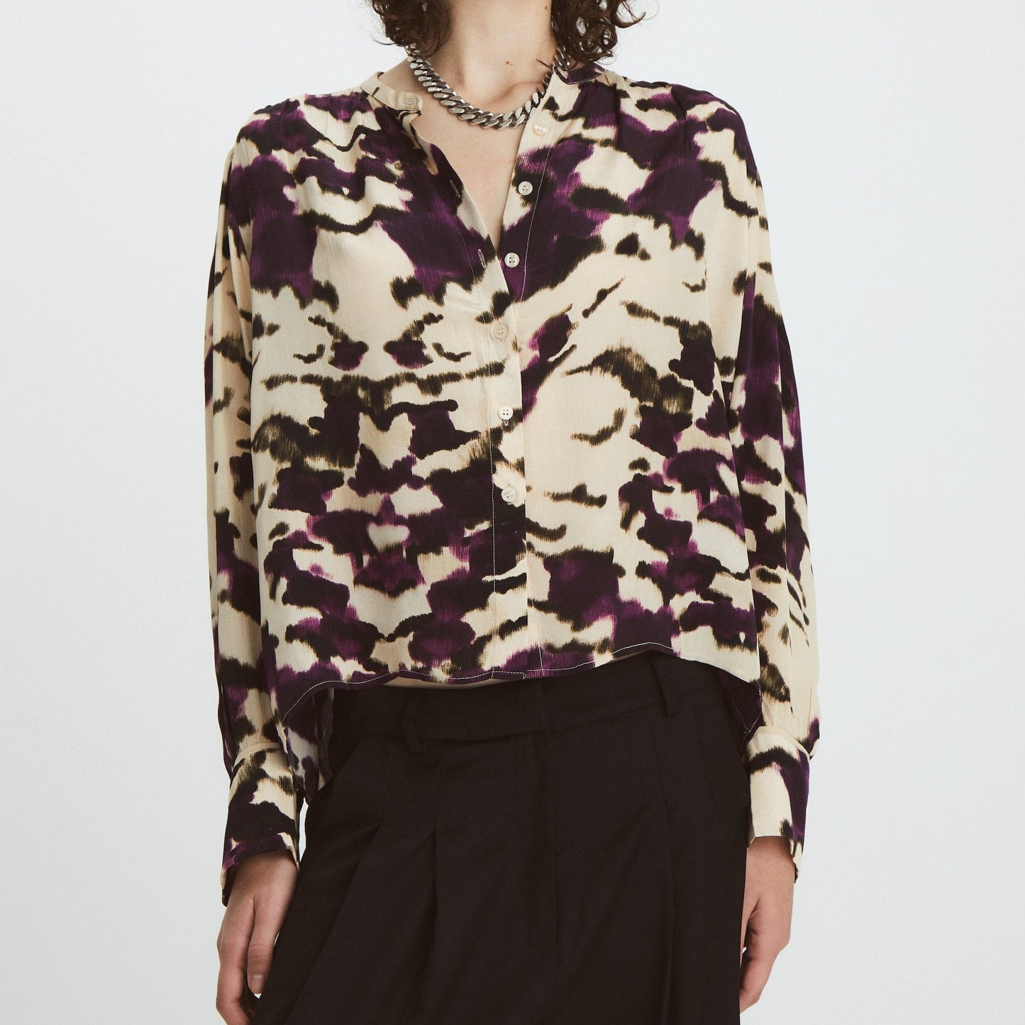 Madariaga Celia Blouse in Wild Violet