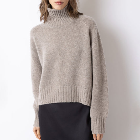 High Neck Sweater in Hazelwood
