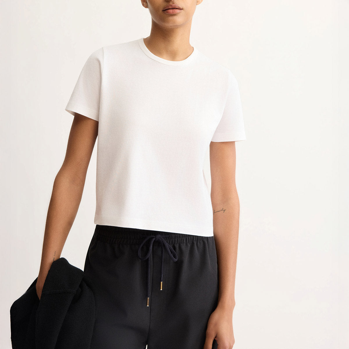 Willow Short Sleeve Tee in White