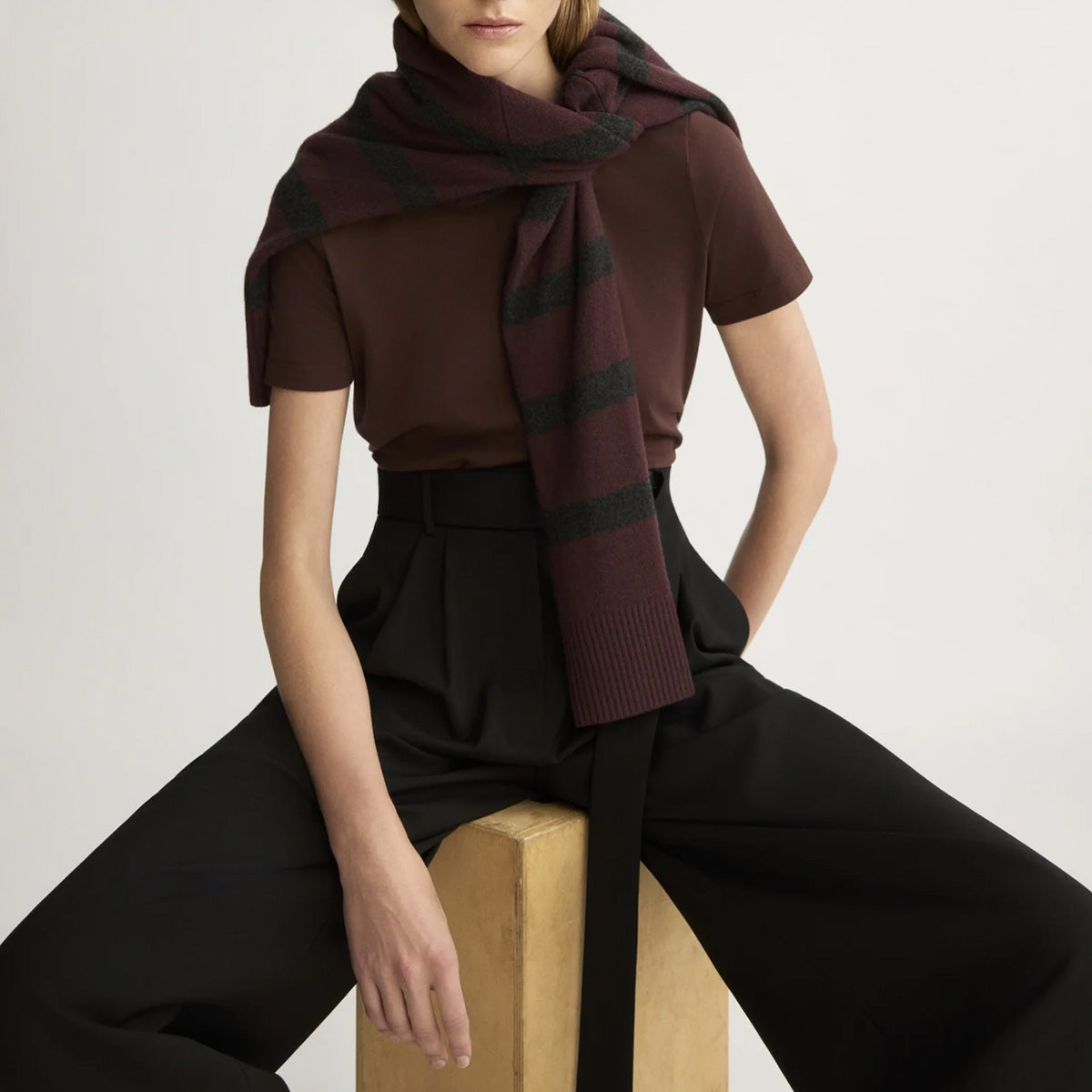 Willow Tee in Oxblood