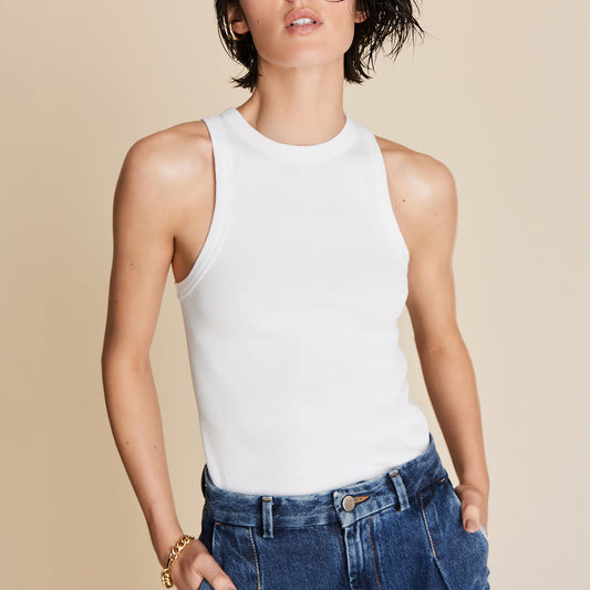 Not So Basic Tank in White
