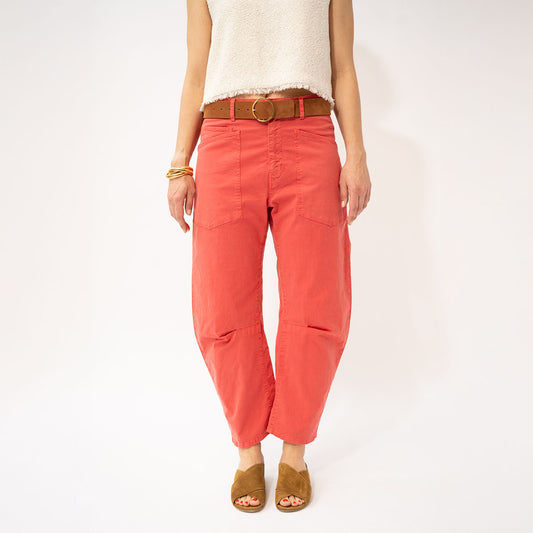 Shon Pant in Vintage Washed Red
