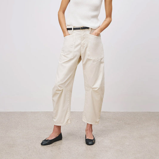 Shon Twill Pant in Cream