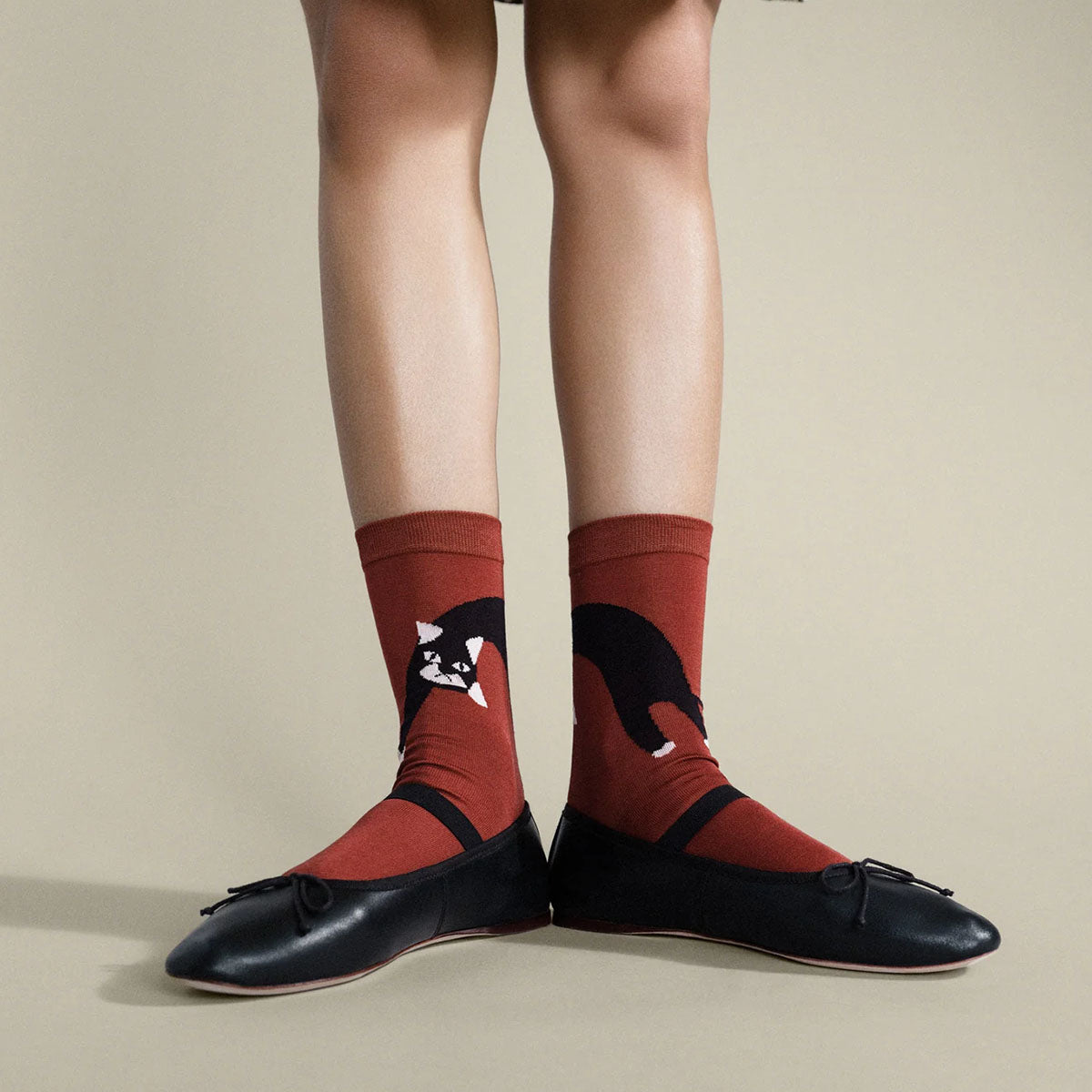 Pounce Crew Sock in Merlot