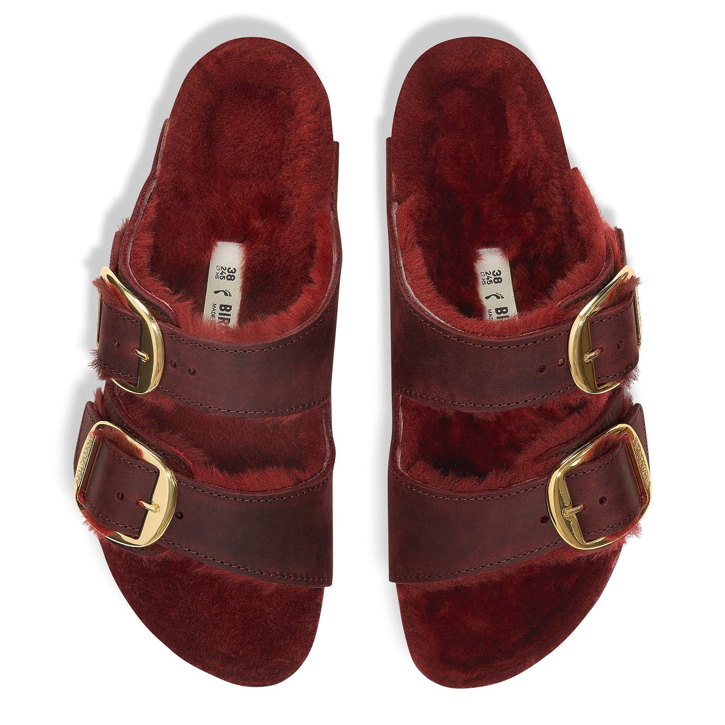 Arizona Big Buckle Shearling in Zinfandel