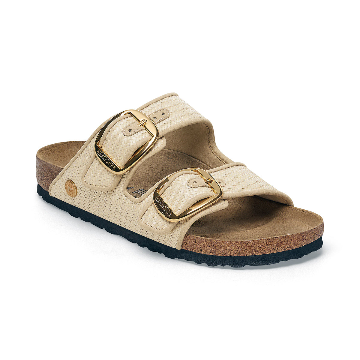 Arizona Big Buckle in Natural Raffia