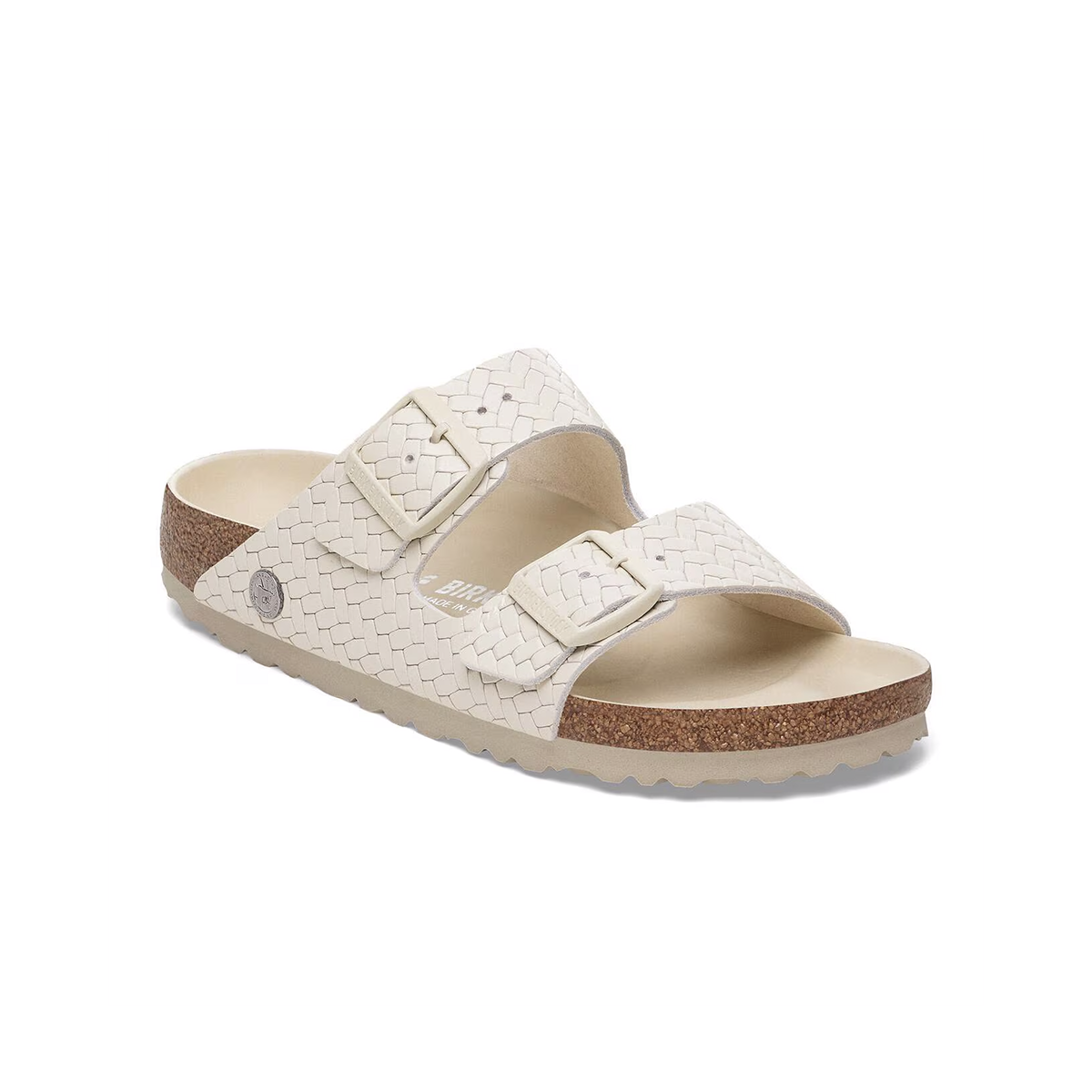 Arizona Woven Sandal in Ecru