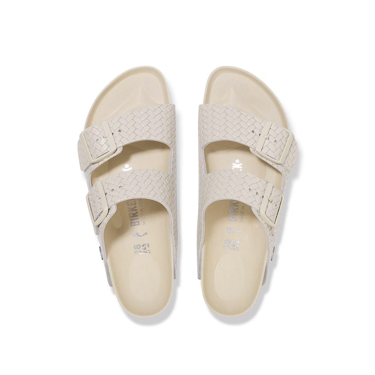 Arizona Woven Sandal in Ecru