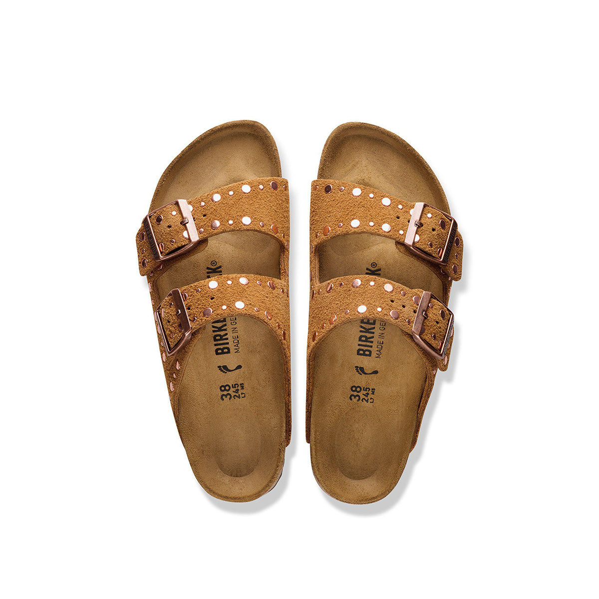 Arizona Rivet Sandal in Mink