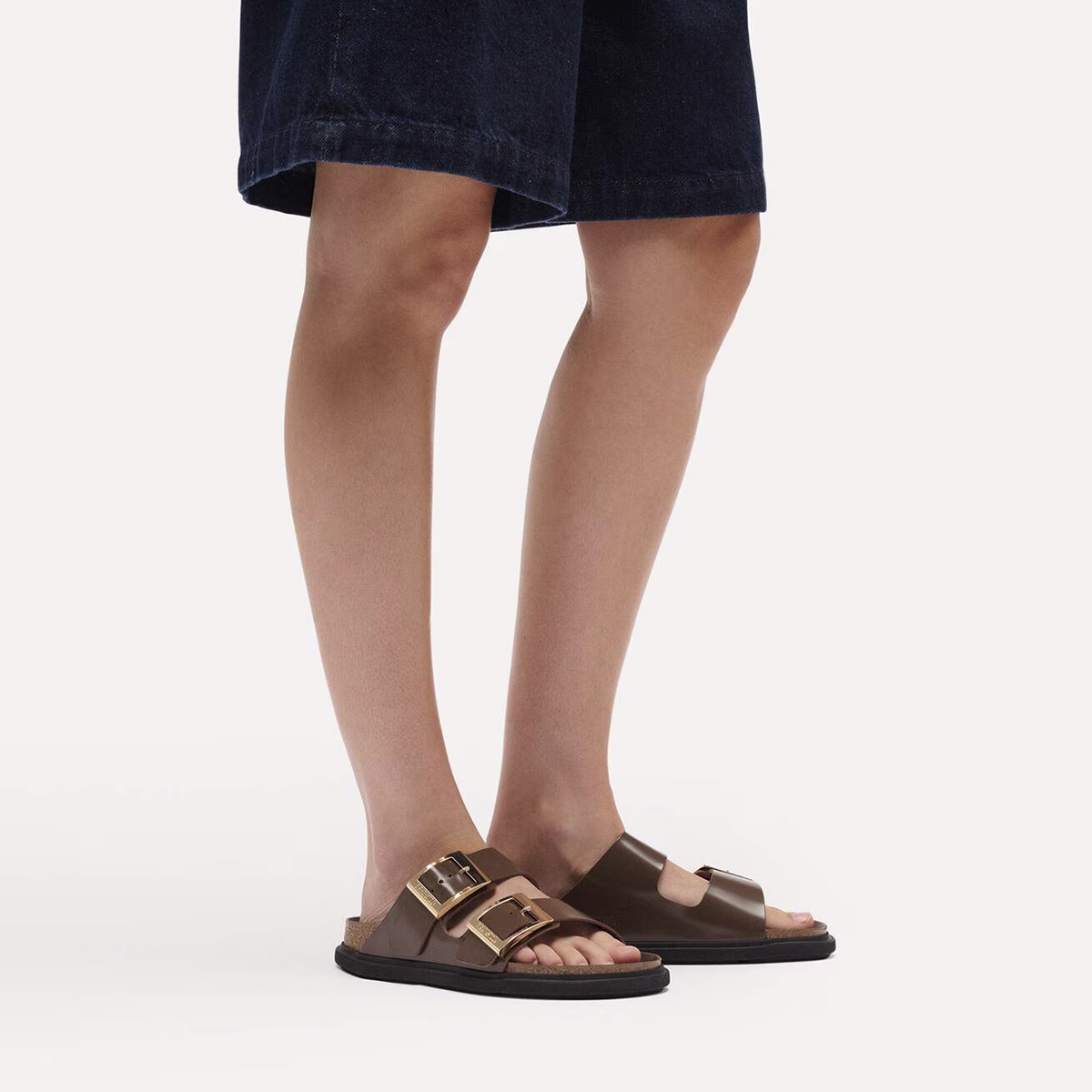 Arizona Droplet Buckle Sandal in Carafe