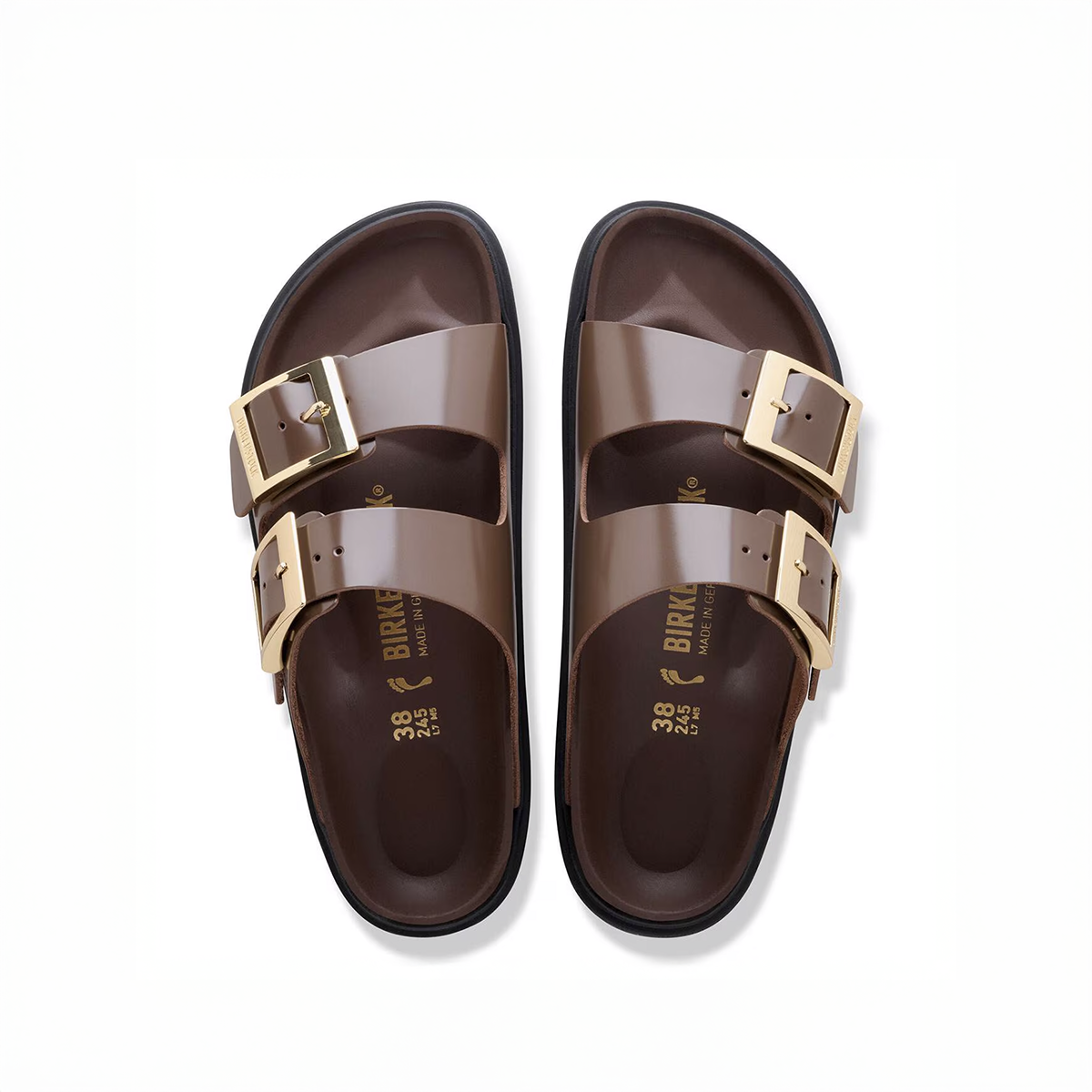 Arizona Droplet Buckle Sandal in Carafe