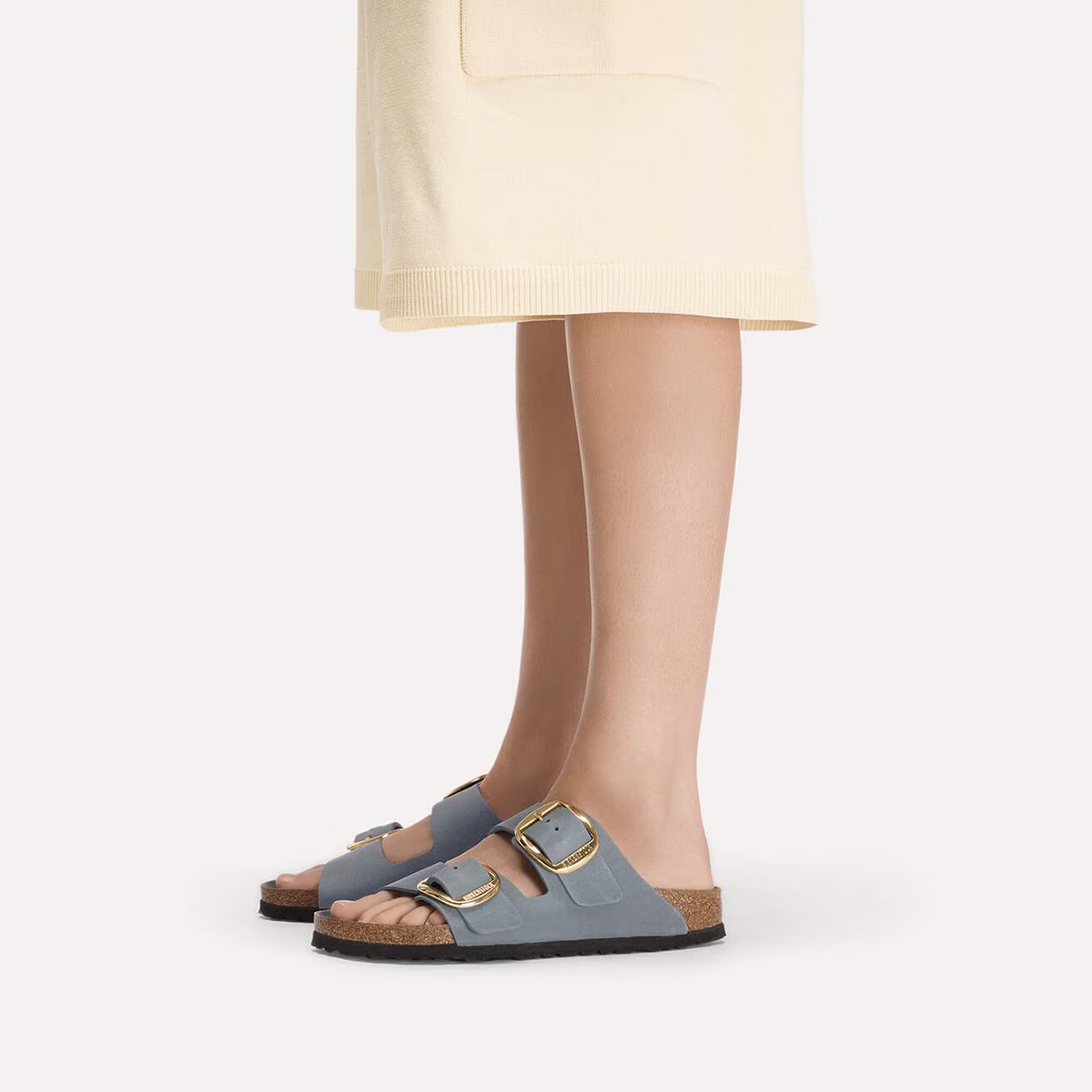 Arizona Big Buckle Sandal in Basalt Gray