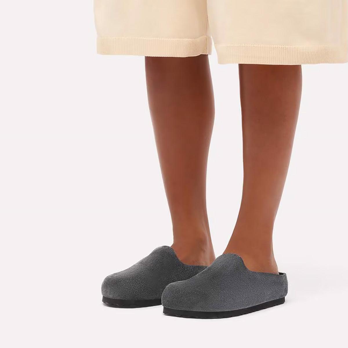 Amsterdam Wrapped Clog in Charcoal