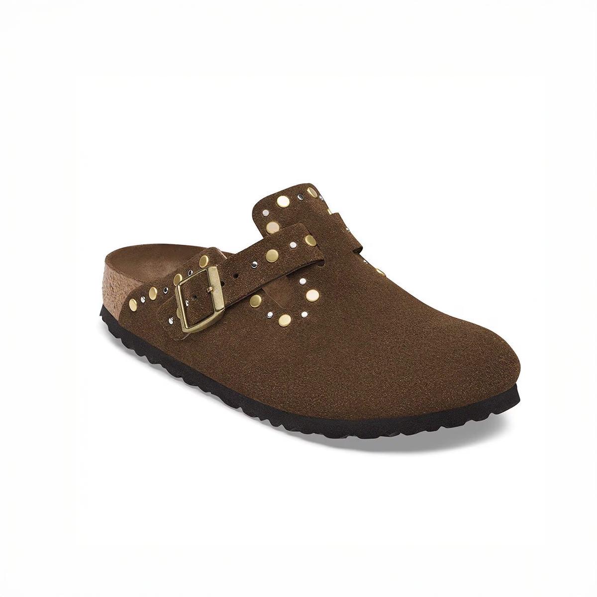 Boston Rivet in Carafe Suede