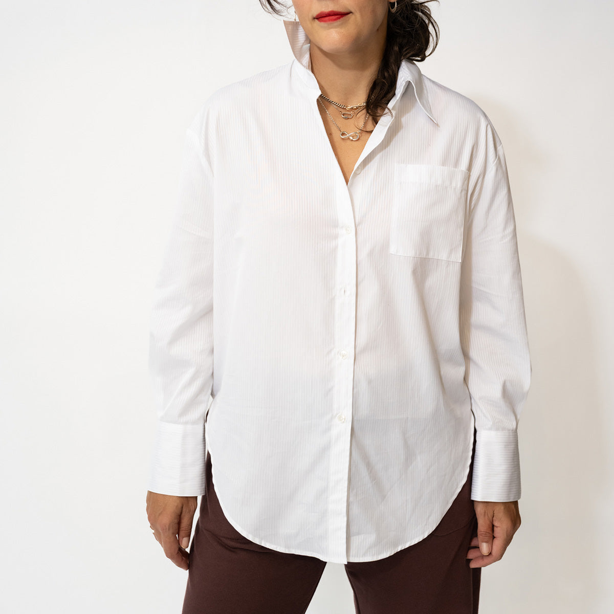 Webster Shirt in Corded White
