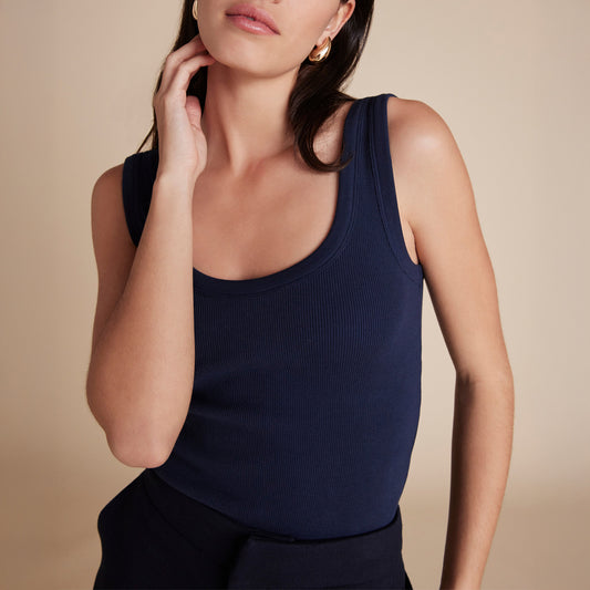 Scoop It Up Tank in Navy