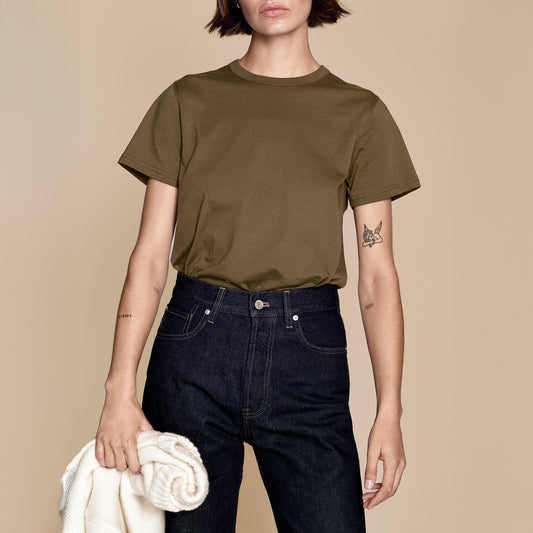 Iconically Soft Tee in Olive