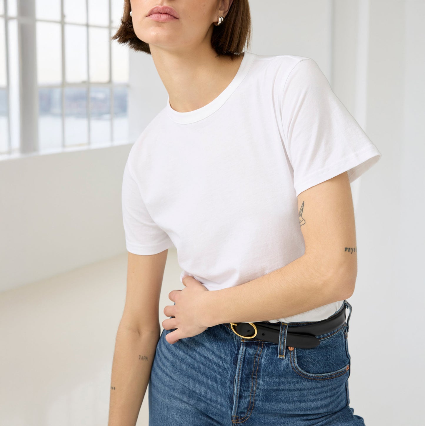 Iconically Soft Tee in White