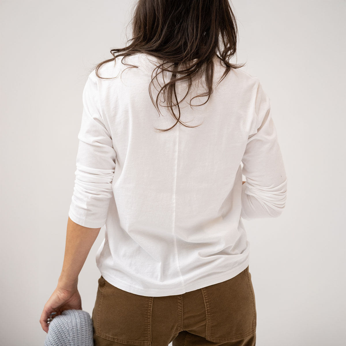 Longsleeve Perfect Tee in White