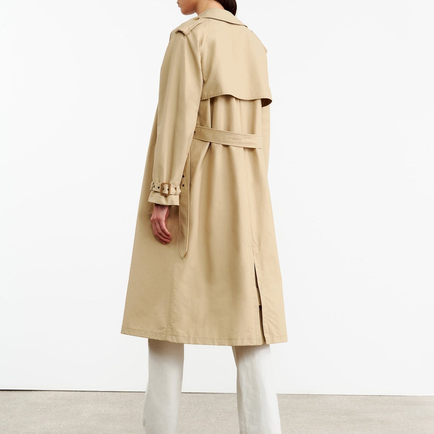 Tanner Trench Coat in Khaki