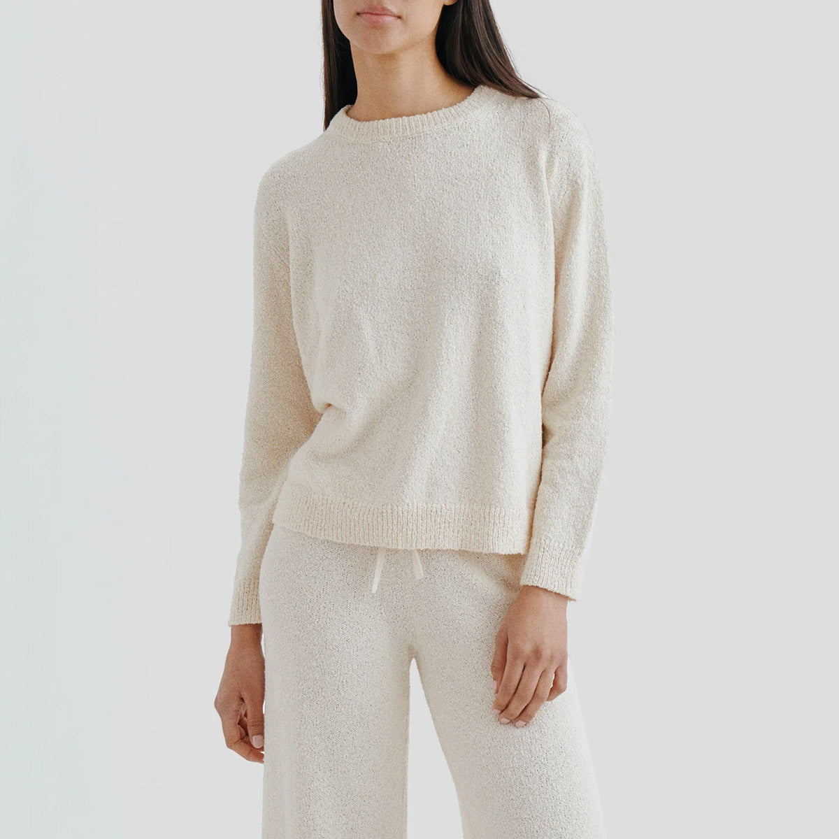 Kismet Crew Sweater in Ecru