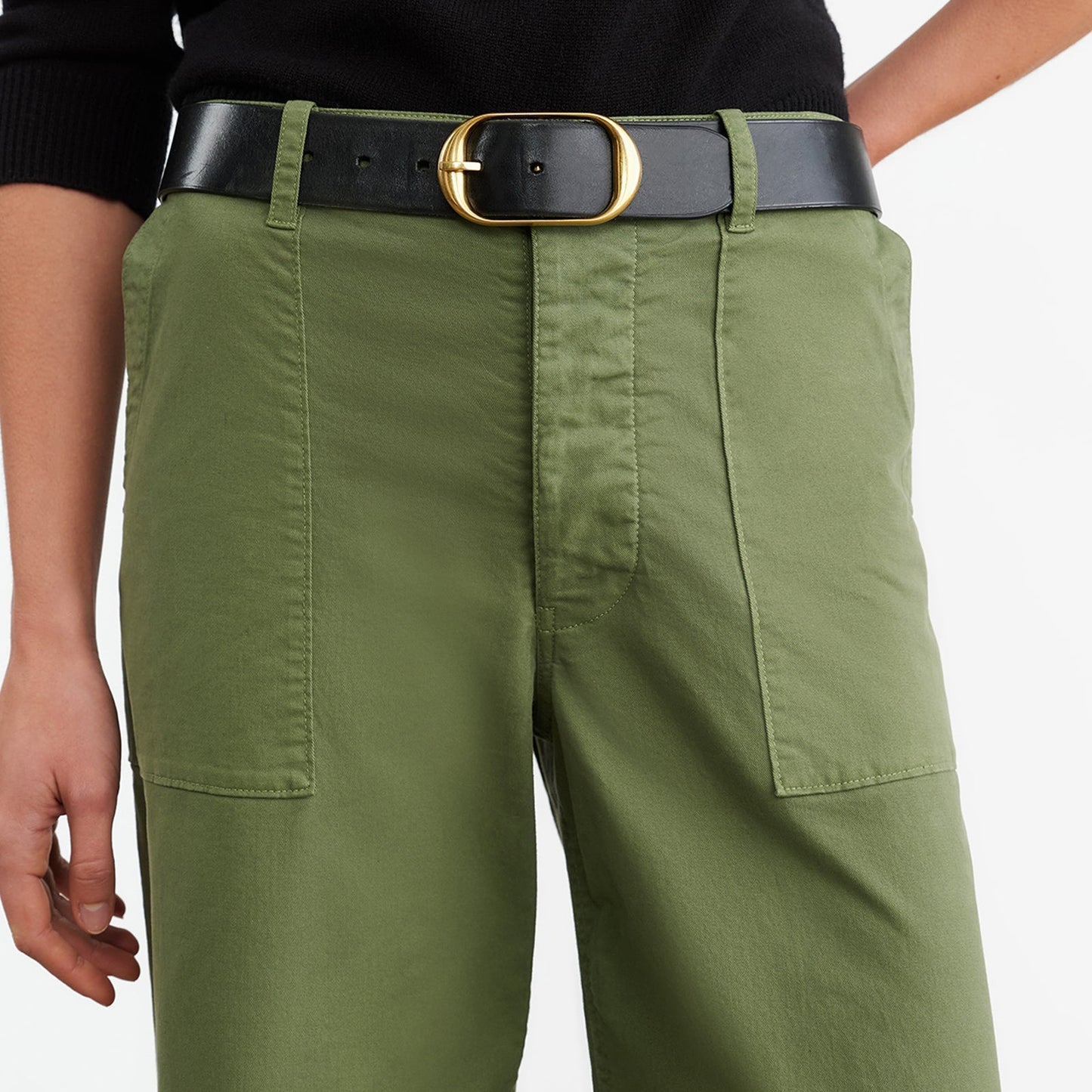 Leon Boy Pant in Camo Green