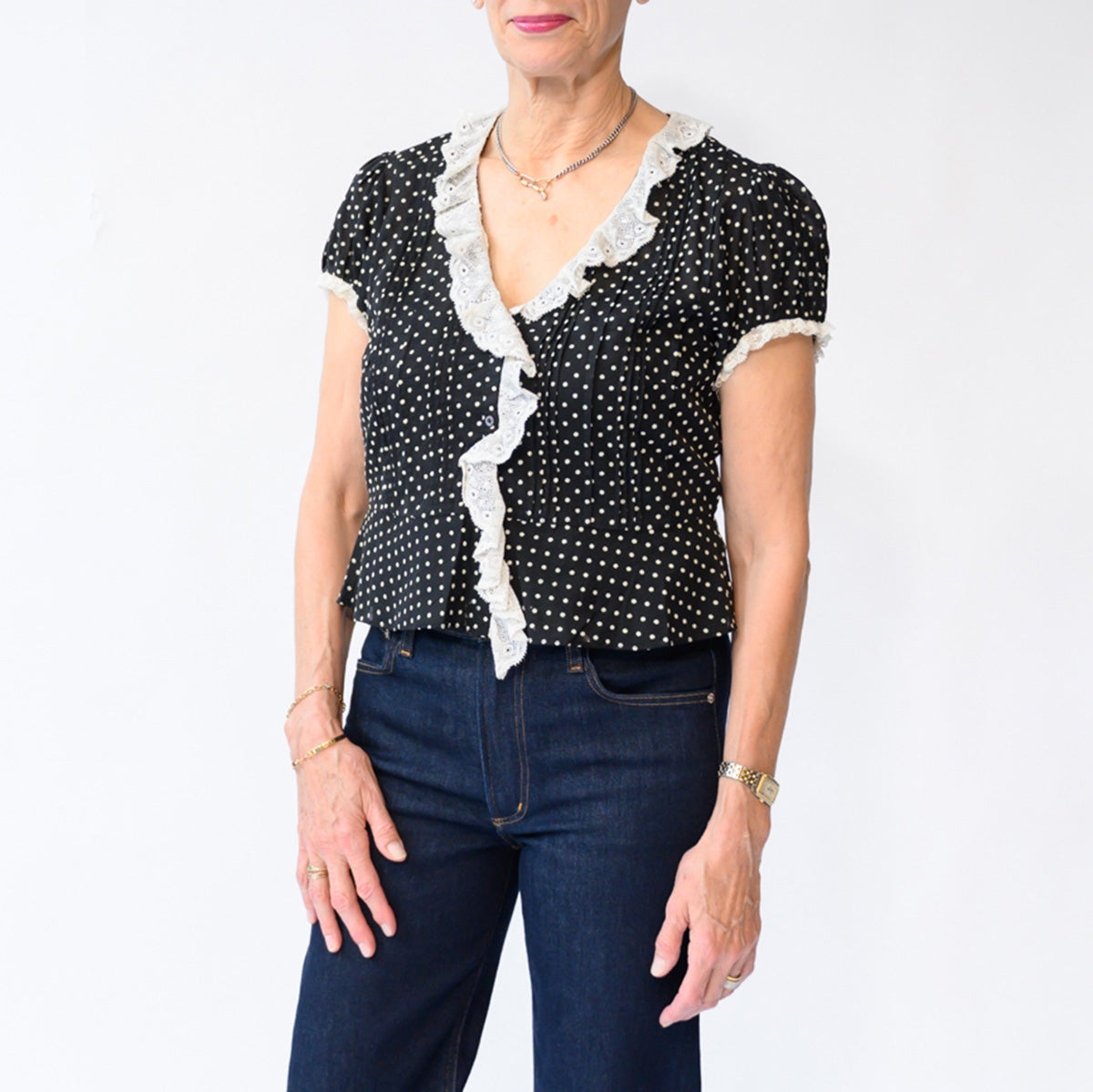 Orella Top in Noir