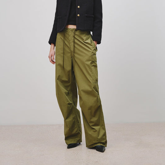 Lison Cargo Pant in Olive Green