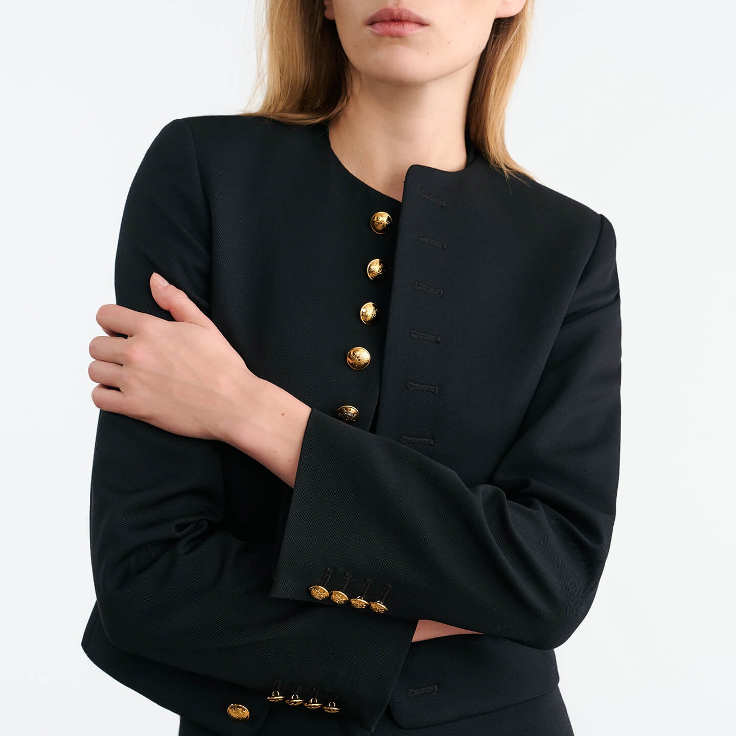 Patti Short Jacket in Black