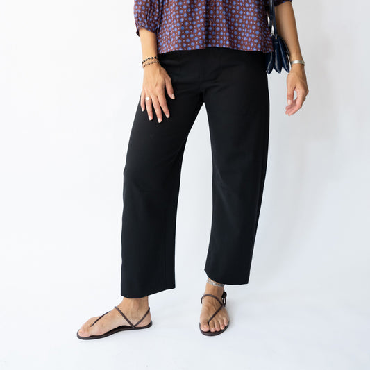Shon Wool Pant in Black