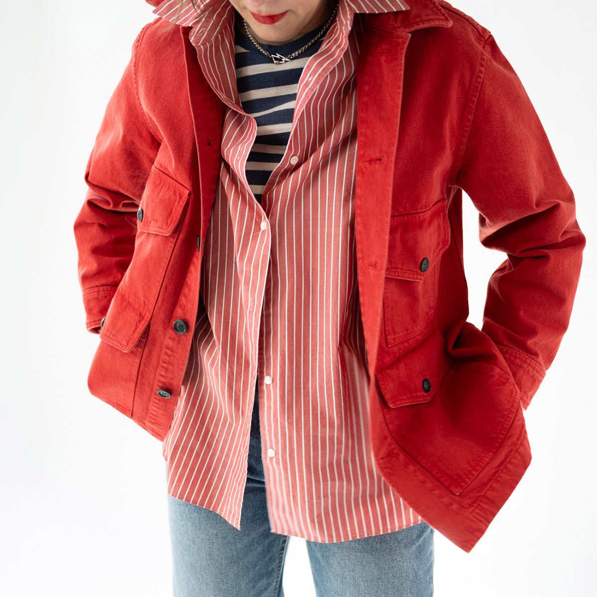 Leroy Jacket in Scarlet