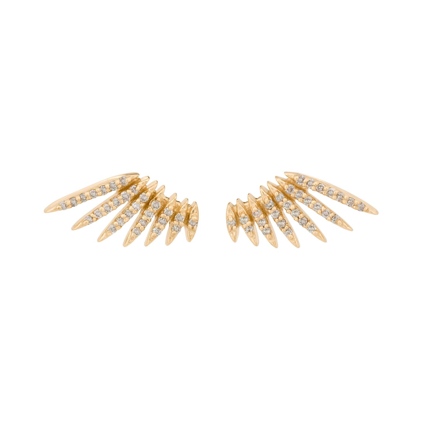 Flying Wings Diamond Earrings