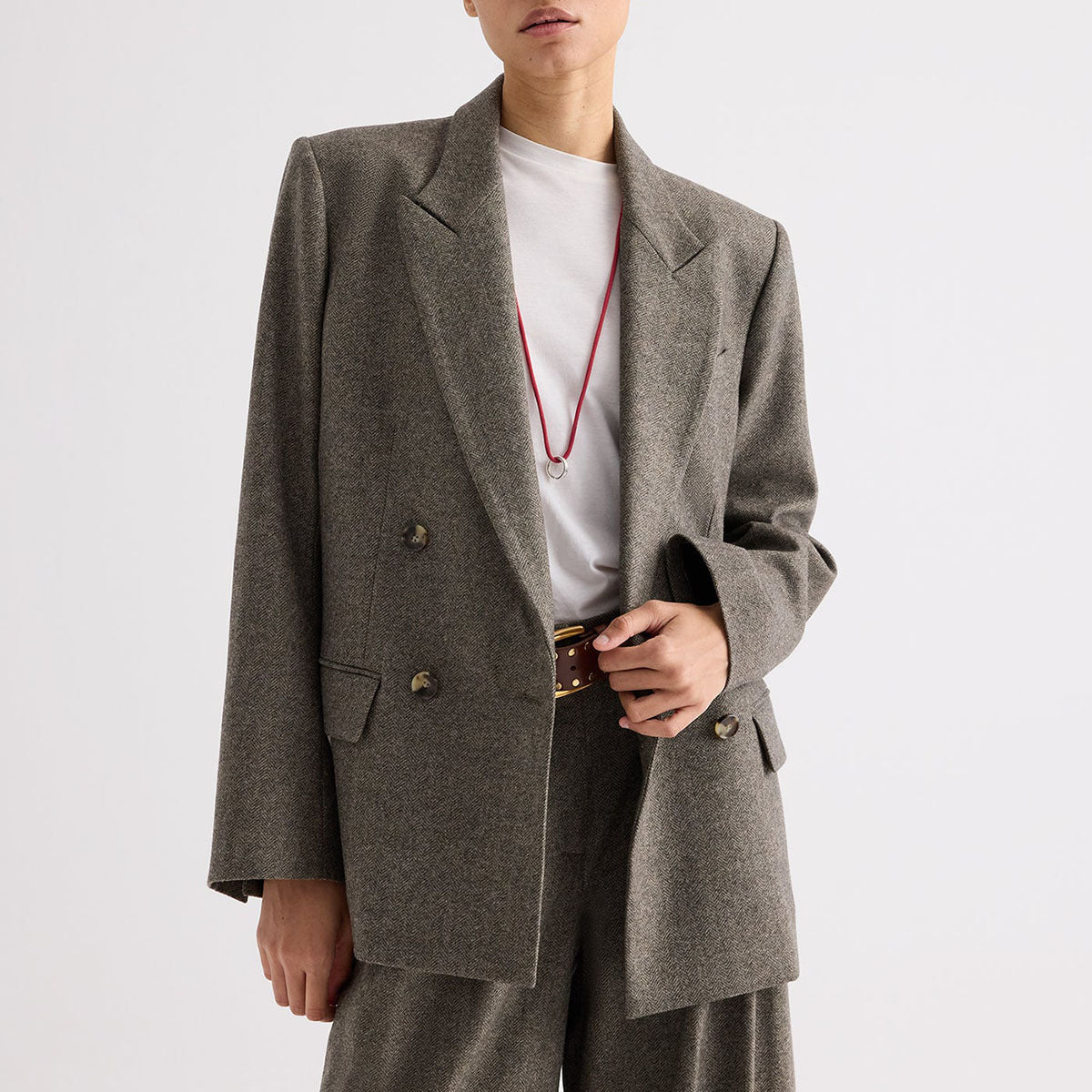 Harper Blazer in Tea Multi
