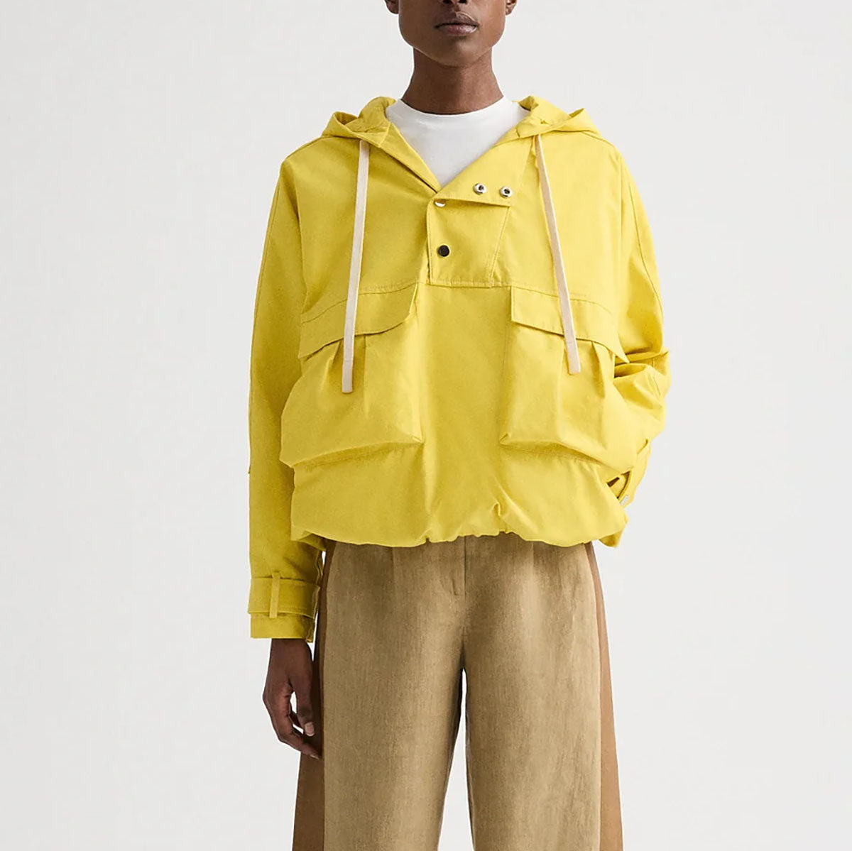 Rain Check Anorak in Yellow