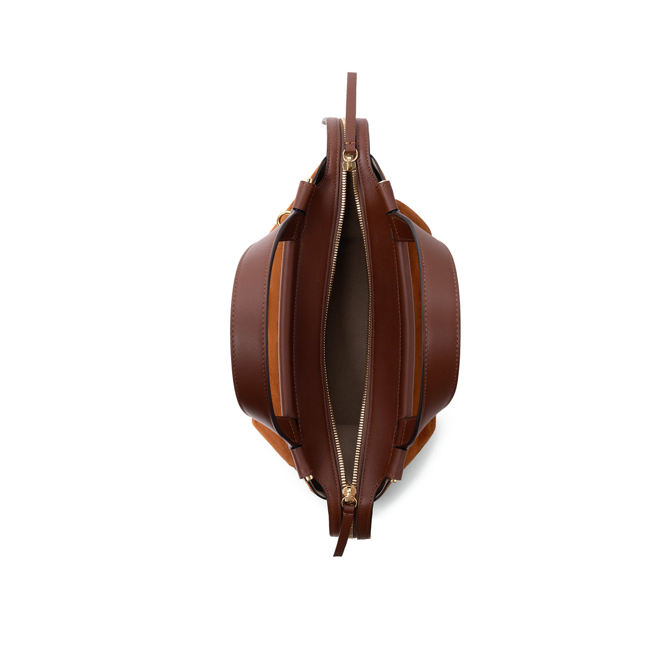 Ida Handbag in Tan Suede