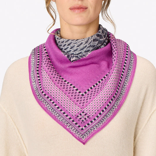 Chouette Scarf in Purple