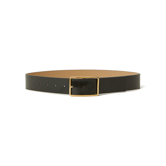 Milla Mod Leather Belt in Black