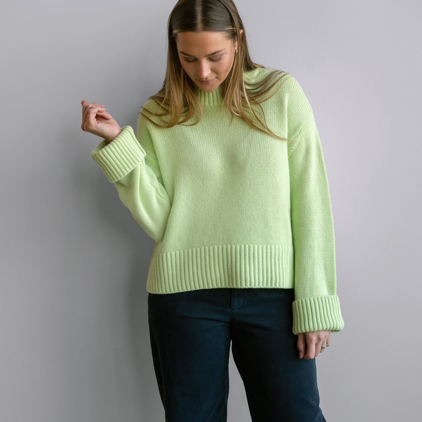 Sony Knit Sweater in Mint