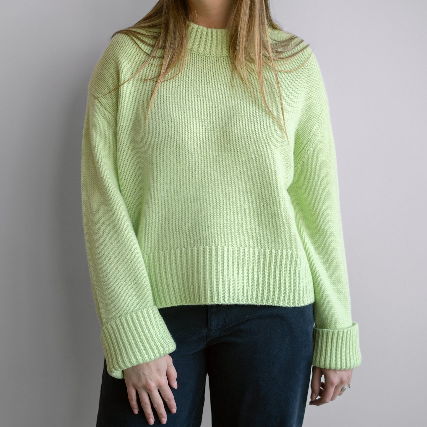 Sony Knit Sweater in Mint