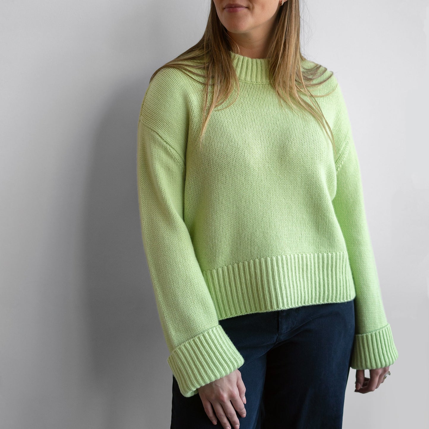 Sony Knit Sweater in Mint