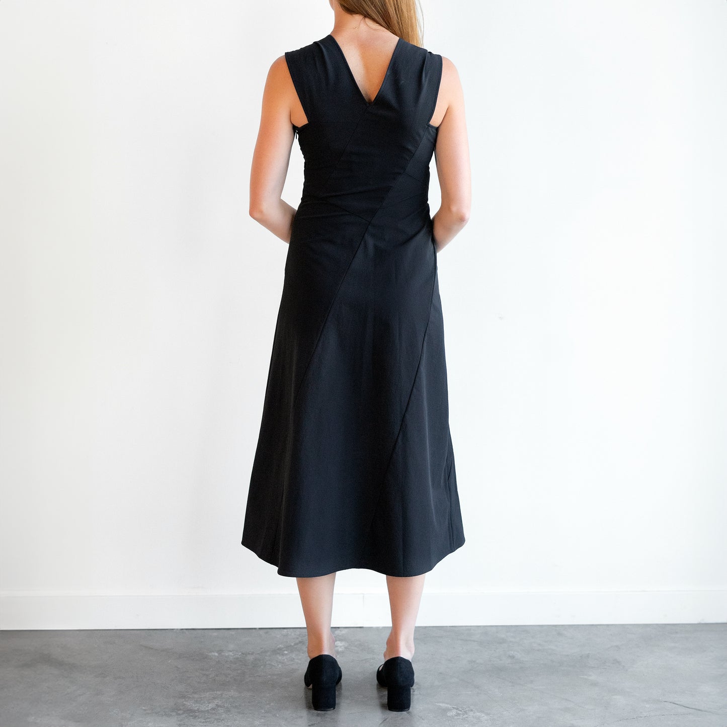 Eve Mosa Dress in Black Ita Stretch