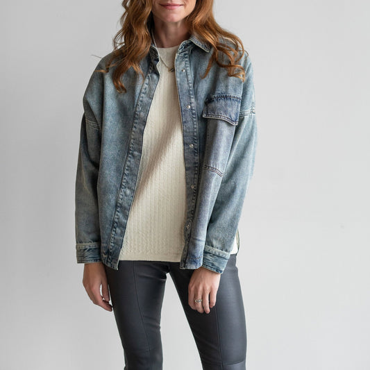 Rosa Denim Shirt Jacket