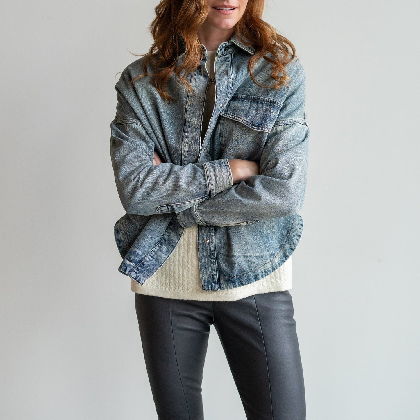 Rosa Denim Shirt Jacket