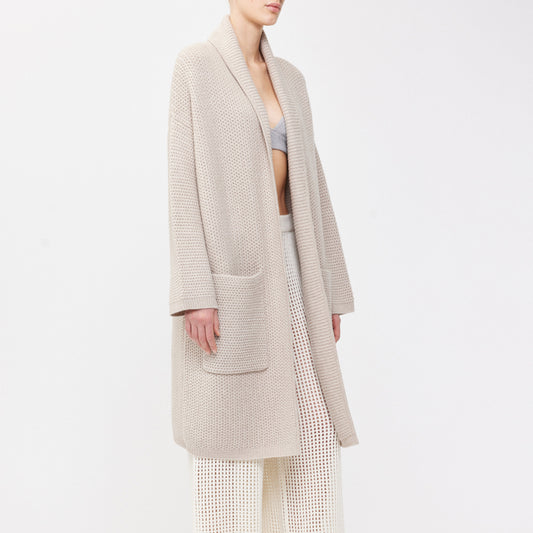 Ming Knit Duster in Sand