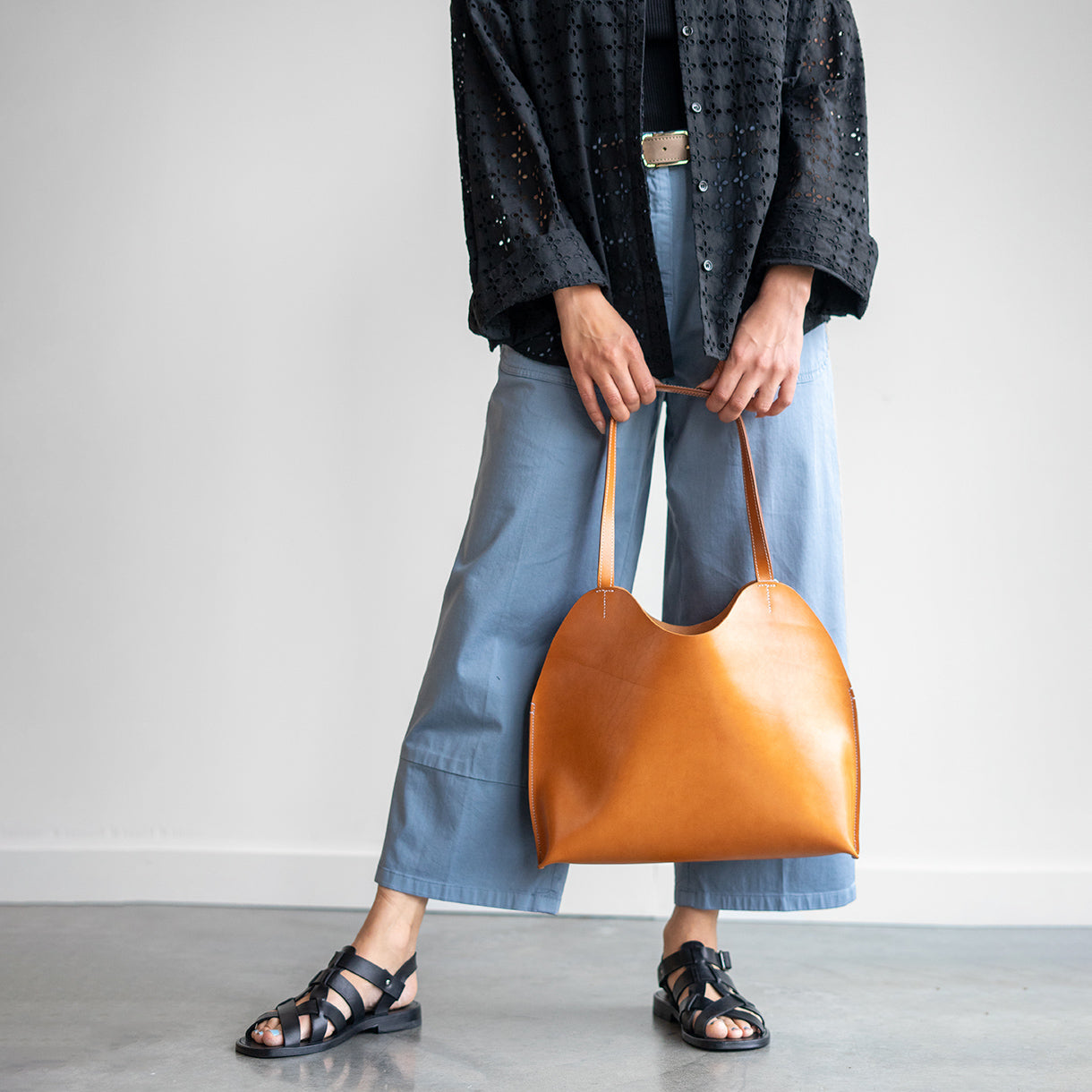 Freja Tote in Saddle
